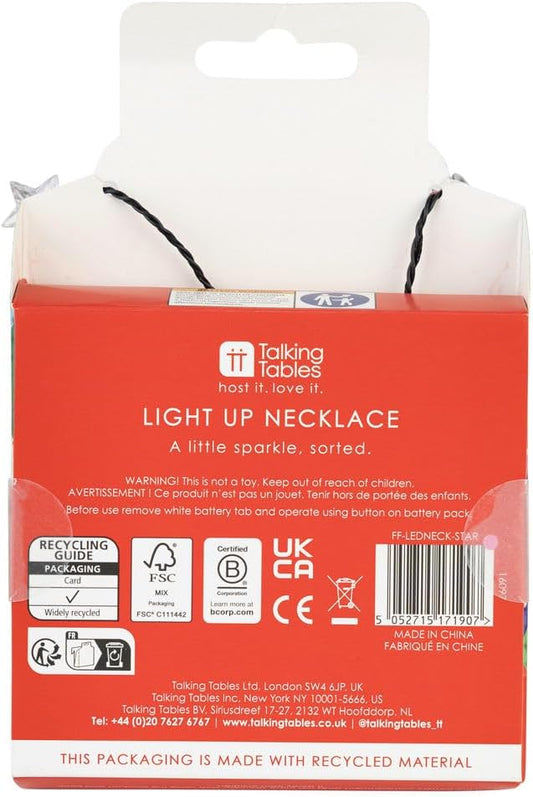 Light Up Stars LED Necklace
