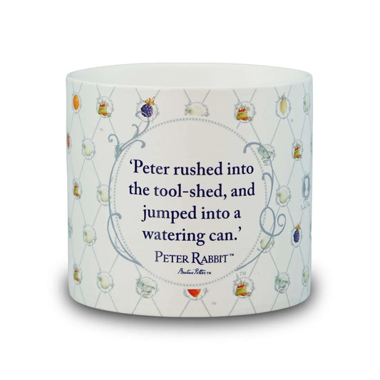 Peter Rabbit Watering Can 10cm Ceramic Plant Pot
