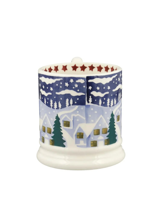 Emma Bridgewater Christmas Icons Winter Village 1/2 Pint Mug