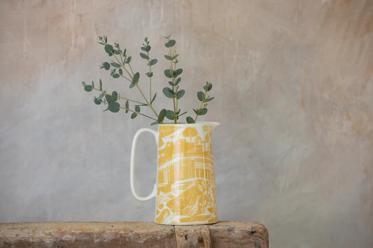 Sam Wilson Through The Fields Ochre Small Jug