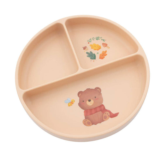 JUMINI Junior Silicone 3-Section Suction Plate