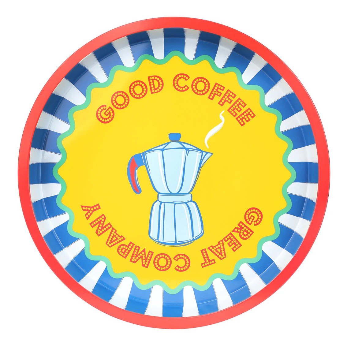 Coffee Tin Tray - 30cm