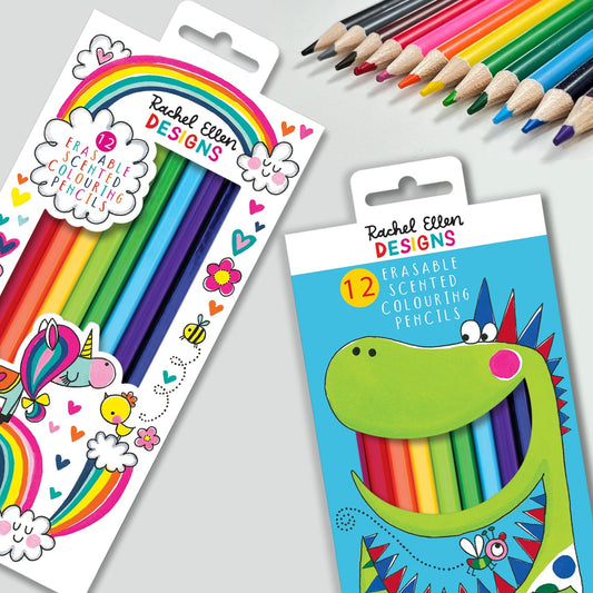 Scented Colouring Pencils - Dinosaurs