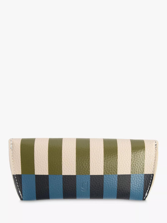Multi Stripe Flap Glasses Case - Caroline Gardner