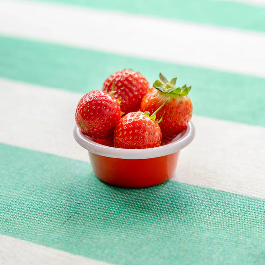 Heart Red Enamel Dip Dish - 8cm