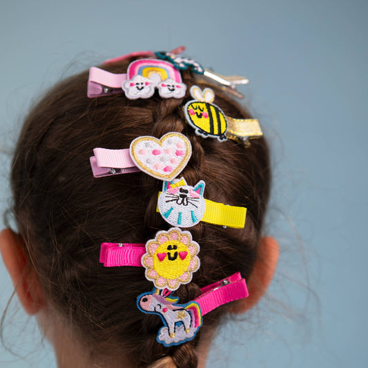 Kid’s Hair Clips - Unicorn/Rainbow (Set of 2)
