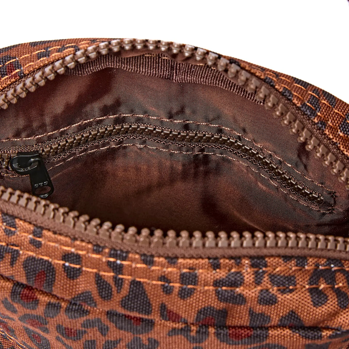 Roka Bond Crossbody Bag in Mini Leopard Canvas