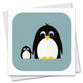 Poppy & Petula Penguin - Googly Eyes Card