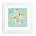 Map of Devon Print