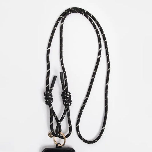 Black Cord Long Phone Strap