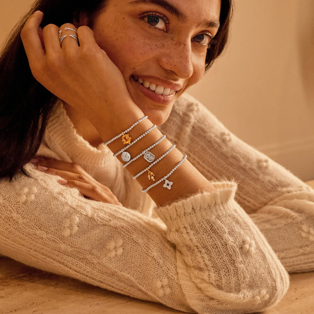A Little 'You Are All Kinds Of Wonderful' Bracelet In Silver Plating