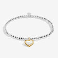A Little 'With Love Always' Bracelet In Silver and Gold Plating