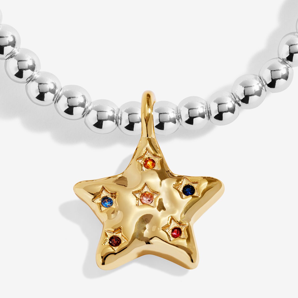 A Little 'Some Call It Chaos We Call It Family' Bracelet In Silver and Gold Plating