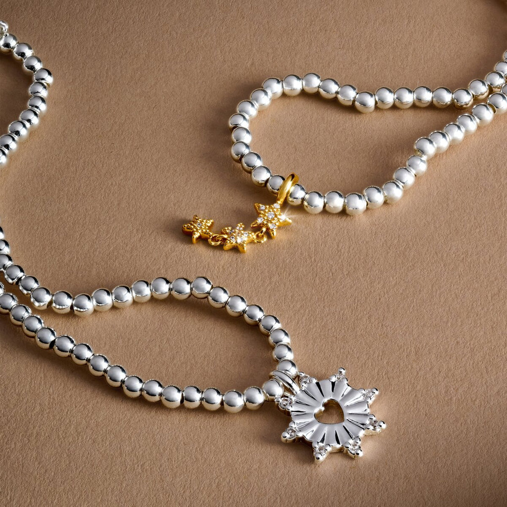 A Little 'Magical Birthday Wish' Bracelet In Silver and Gold Plating