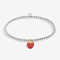 A Little Vibes 'So Berry Loved' Bracelet In Silver And Gold Plating