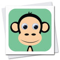 Charlie Chimp - Googly Eyes Card