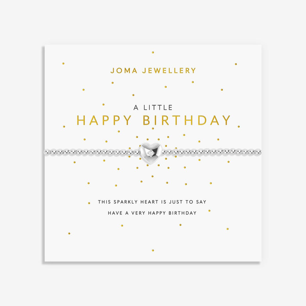 A Little Happy Birthday Crystal Bracelet