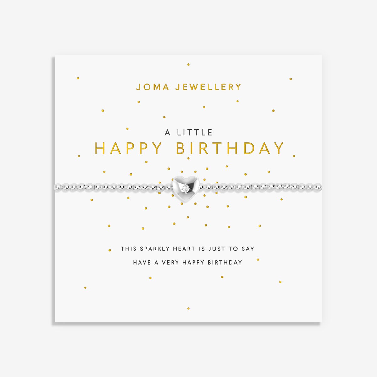 A Little Happy Birthday Crystal Bracelet