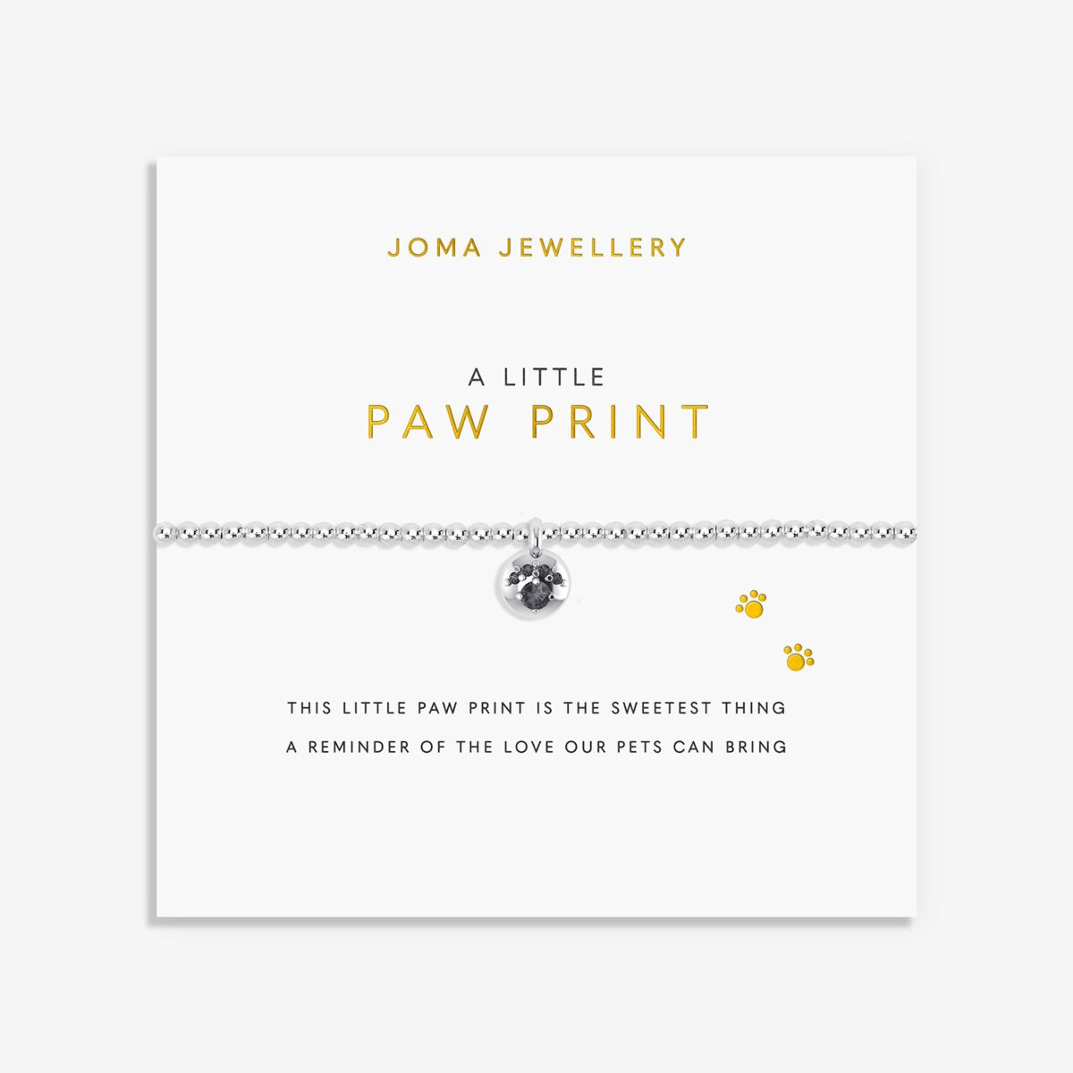 A Little Paw Print Bracelet