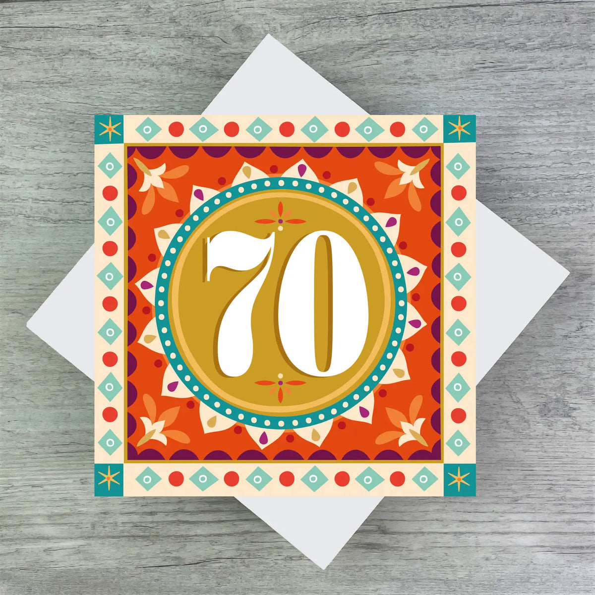 70th - Birthday Card