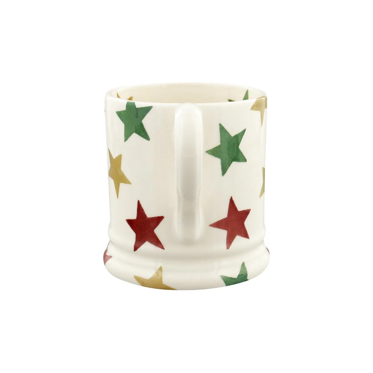 Emma Bridgewater Red, Green and Gold Stars 1/2 Pint Mug