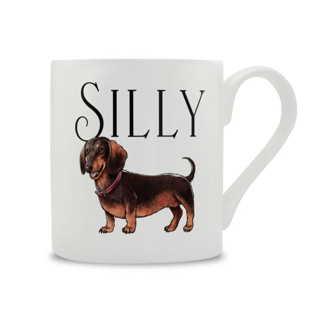 Silly Sausage Bone China Mug