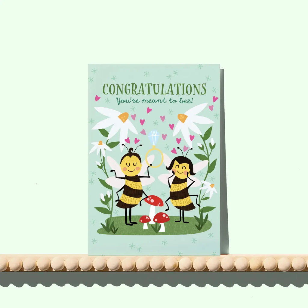 You're meant to Bee - Engagement Card