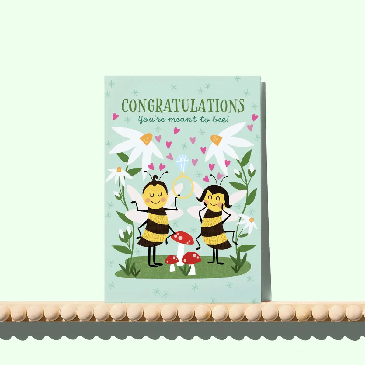 You're meant to Bee - Engagement Card