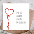 Anniversary Card - I'm Keeping You