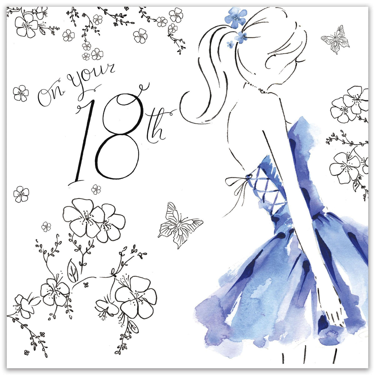 18th Birthday Card for her