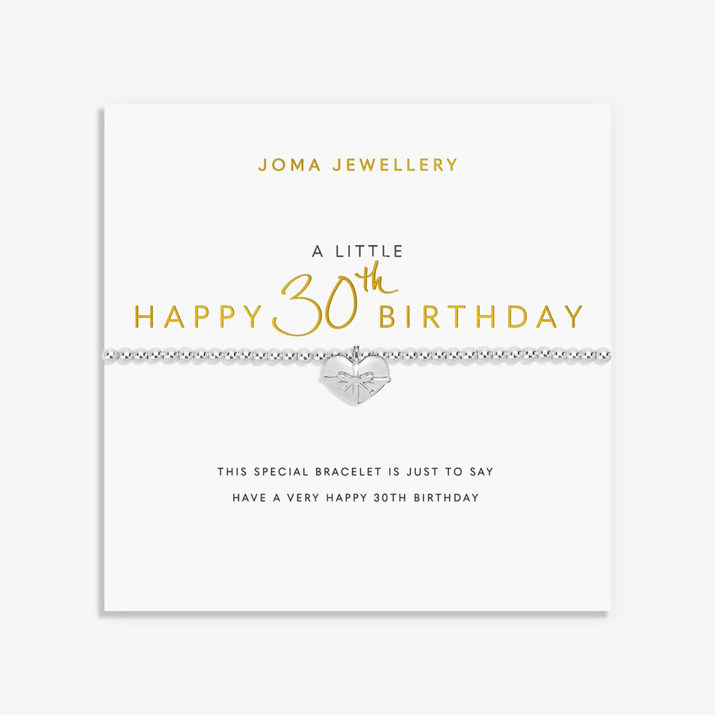 A Little Happy 30th Birthday Bracelet