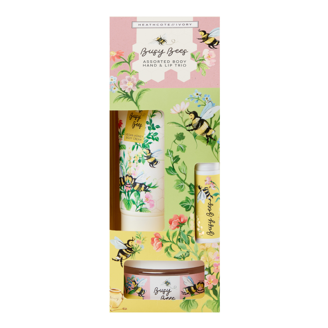 Busy Bee Pamper Set (Assorted Body Hand & Lip Trio)