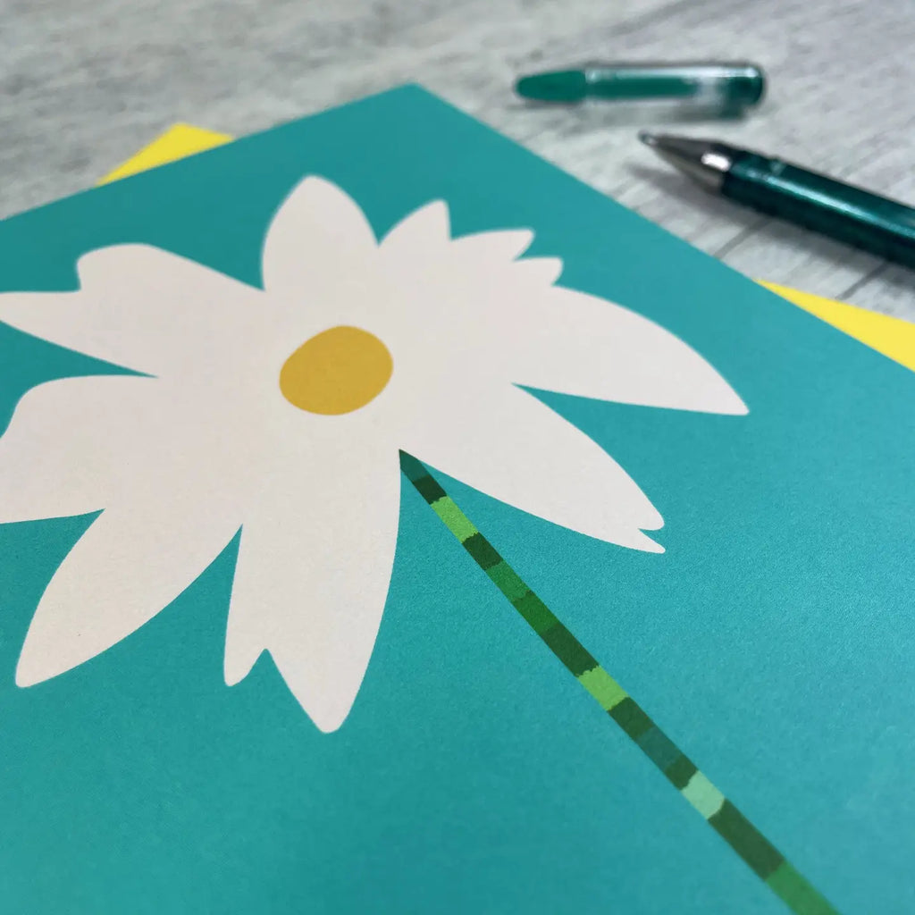 Daisy Floral Greetings Card