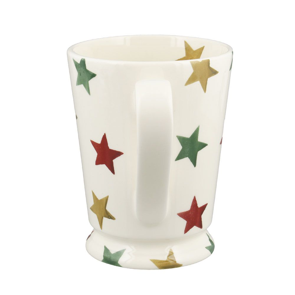 Emma Bridgewater Red, Green & Gold Stars Cocoa Mug