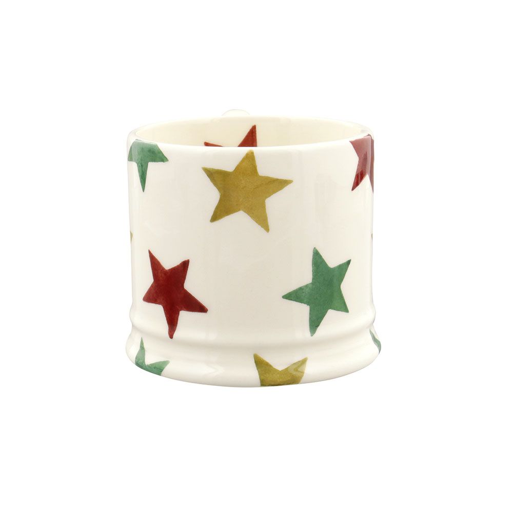 Emma Bridgewater Red Green & Gold Star Small Mug