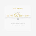 A Little Happy 50th Birthday Bracelet