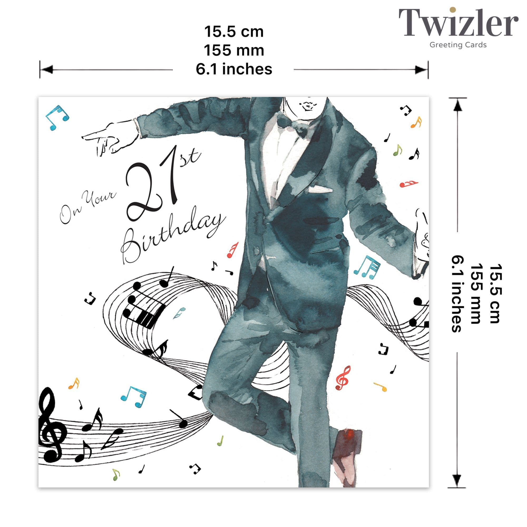 21st Birthday Card For Him