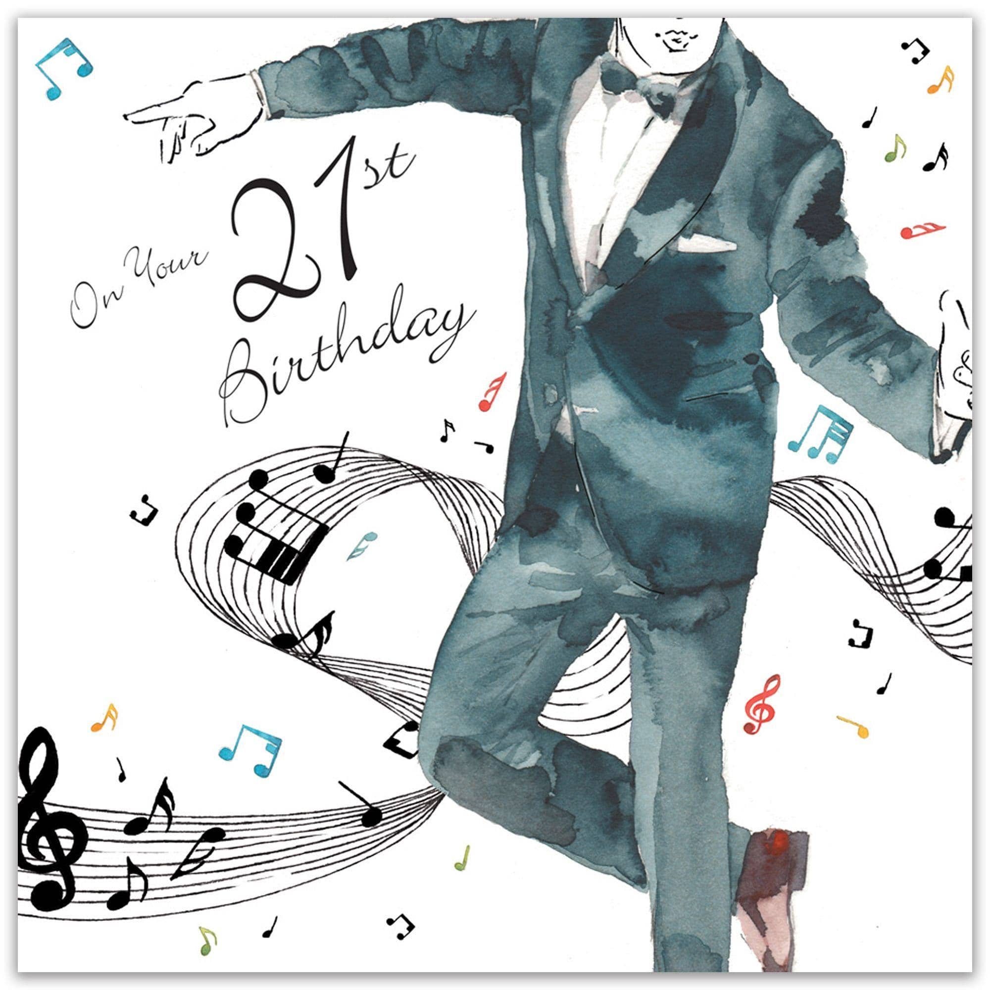 21st Birthday Card For Him