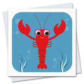 Larry Lobster - Googly Eyes Card