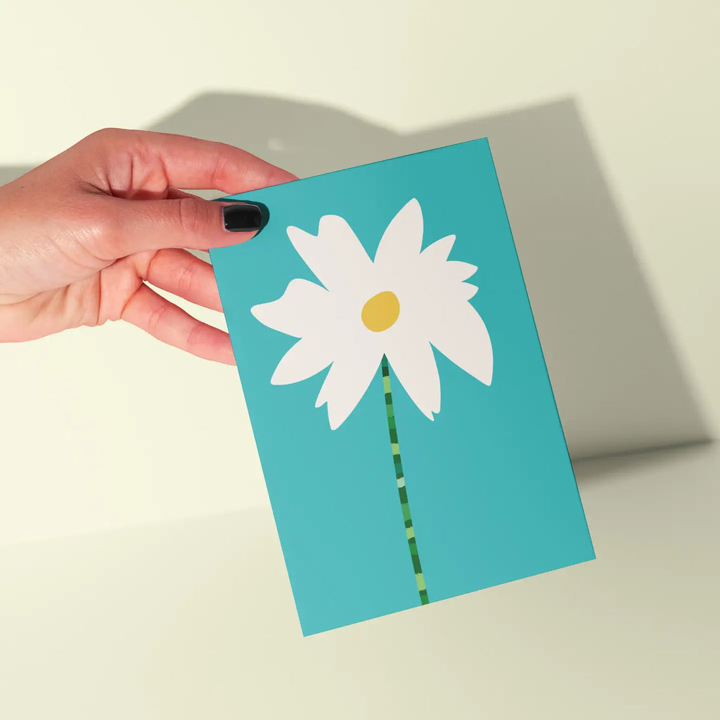 Daisy Floral Greetings Card