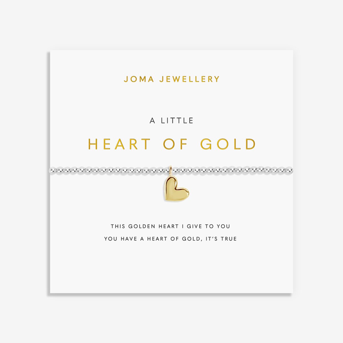 A Little Heart Of Gold Bracelet