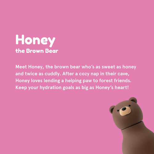 Brown Bear Bestie Bottle - Asobu