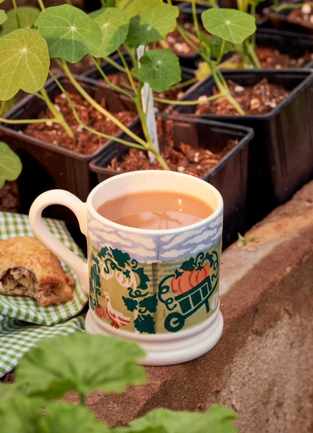 Emma Bridgewater Country Icons Pumpkin Picking 1/2 Pint Mug