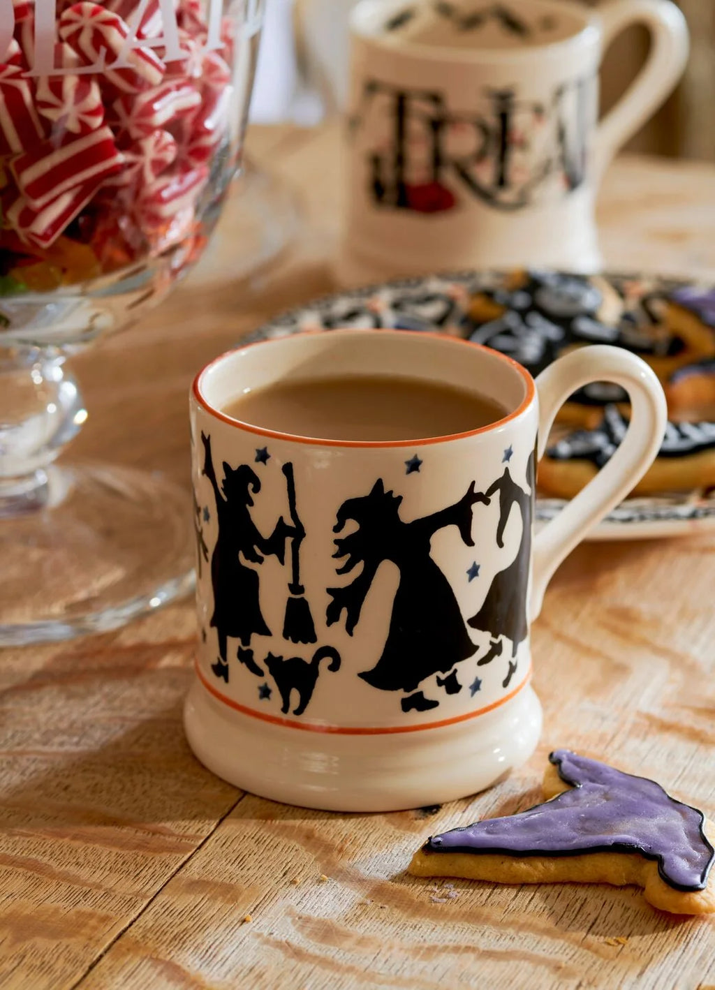 Emma Bridgewater Dancing Witches 1/2 Pint Mug