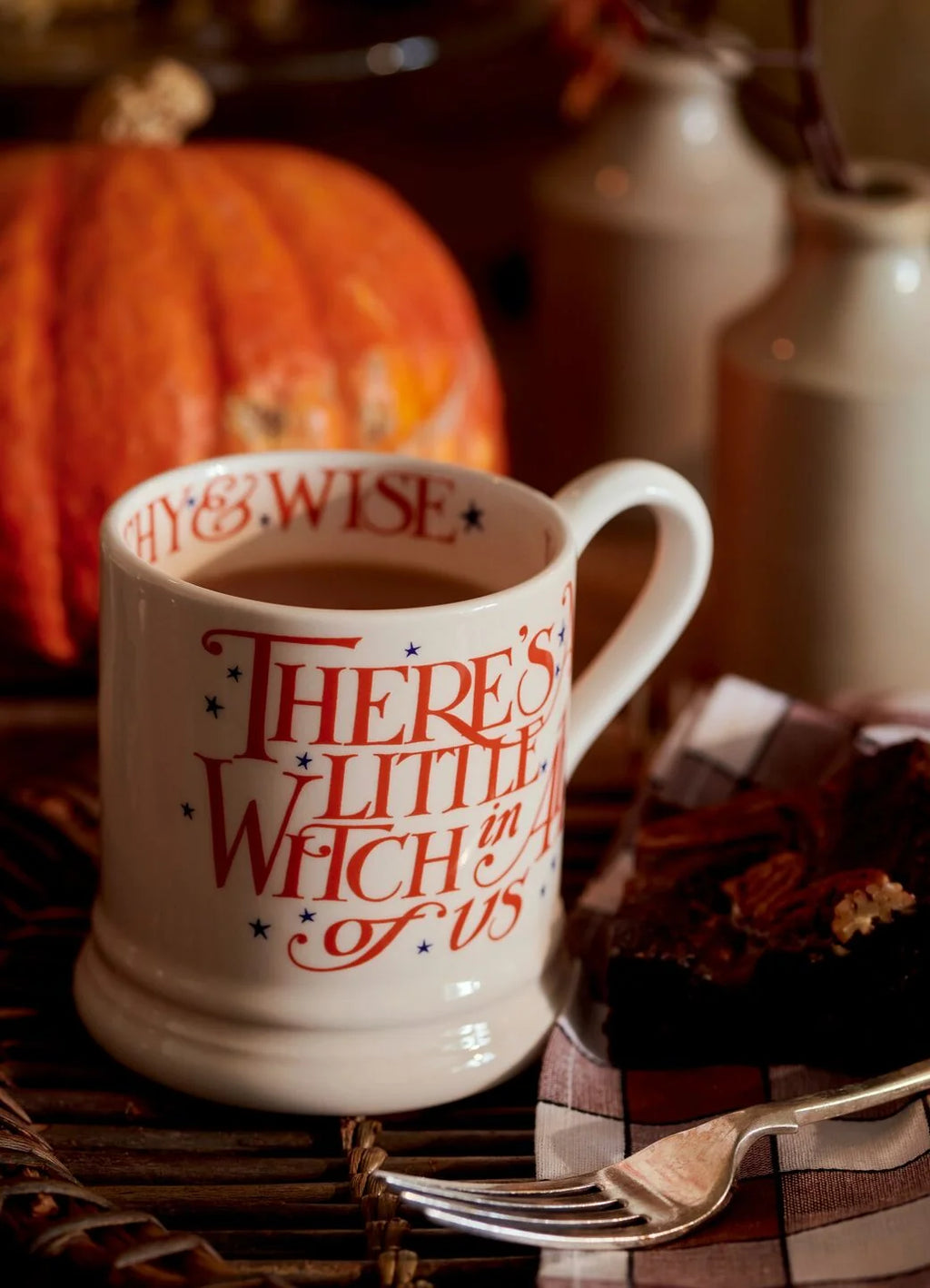 Emma Bridgewater Halloween Toast Little Witch 1/2 Pint Mug