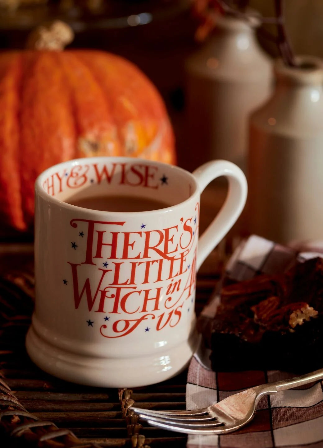 Emma Bridgewater Halloween Toast Little Witch 1/2 Pint Mug