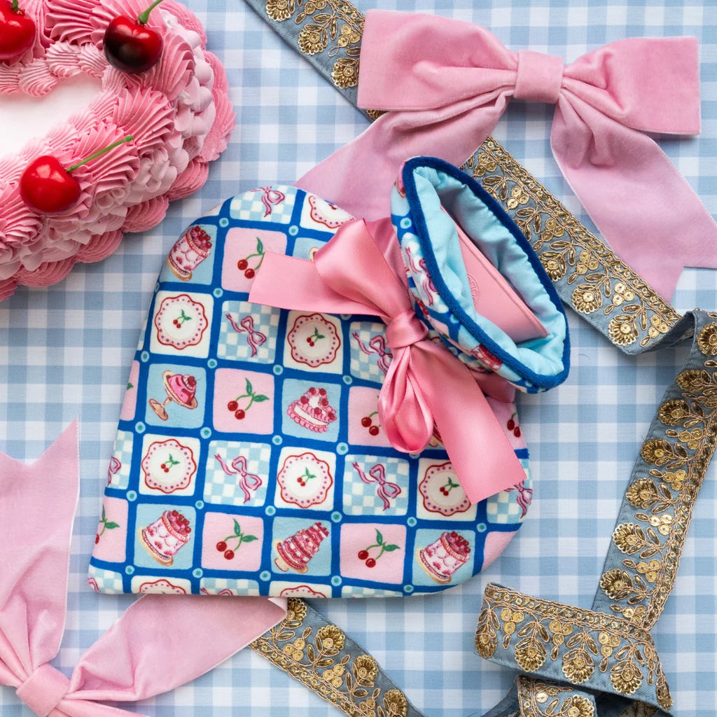 Heart Shaped Velvet Hot Water Bottle
