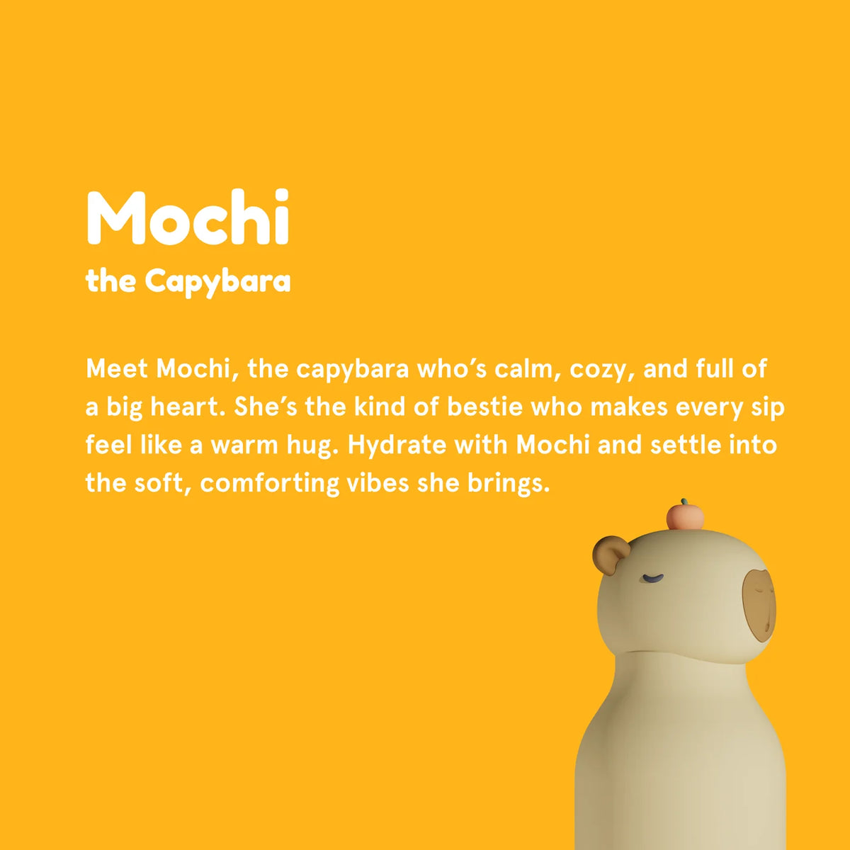Capybara Bestie Bottle - Asobu
