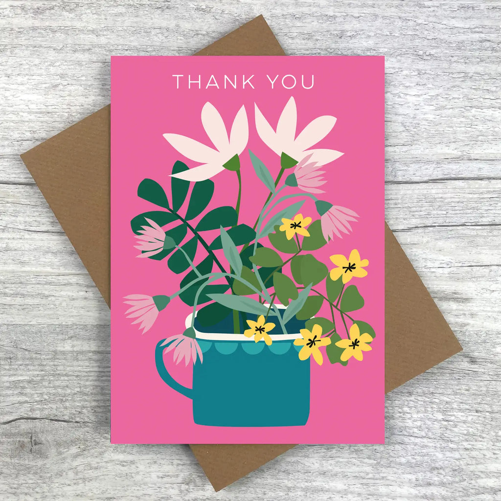 Thank You Card - Floral