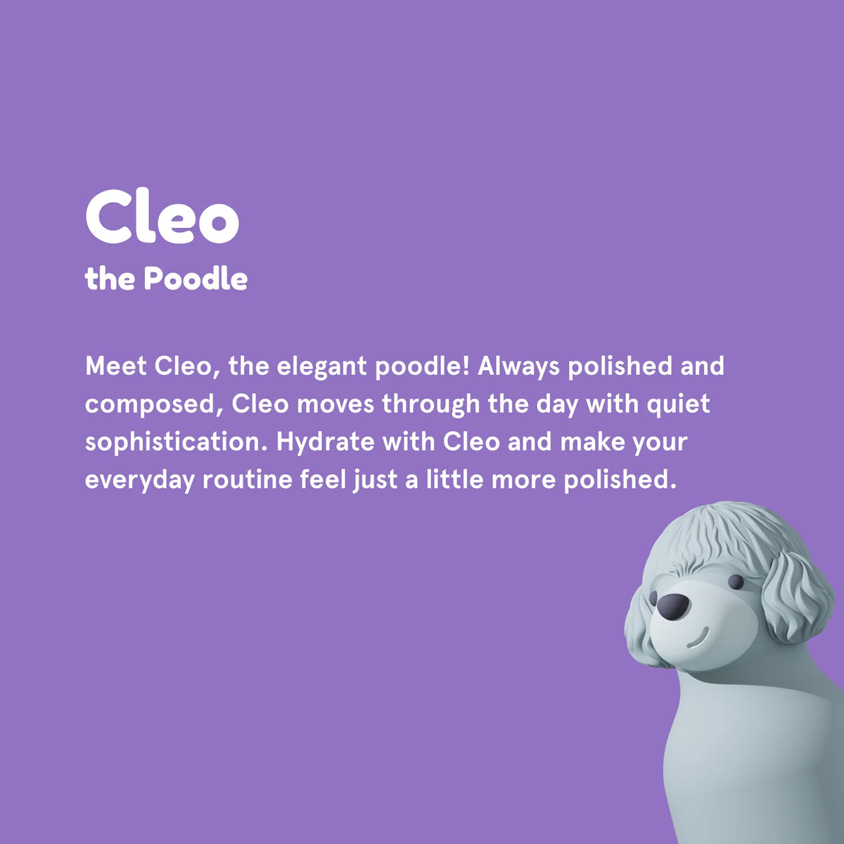 Poodle Bestie Bottle - Asobu